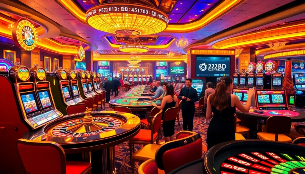 Experience the thrill of casino games at https://www.222bd.app/ with vibrant slot machines and lively poker tables.